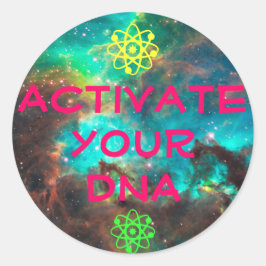 DNA-stickers Ronde Sticker