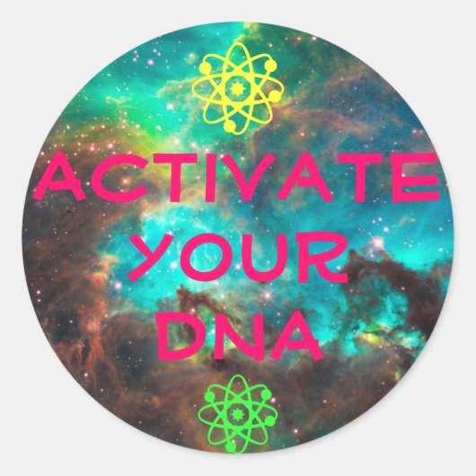 DNA-stickers Ronde Sticker (Voorkant)