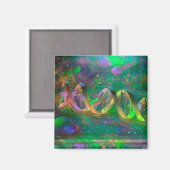 DNA Strand Artwork Magneet (Voorkant / Achterkant)