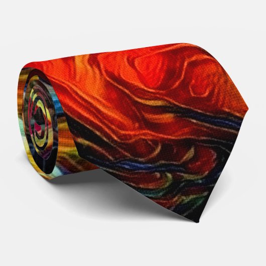 DNA Strand Artwork Stropdas (Opgerold)