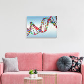 DNA Strand Canvas Afdruk (Insitu (Woonkamer))