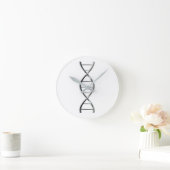 DNA Strand Round Wall klok (Huis)