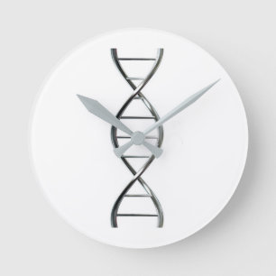 DNA Strand Round Wall klok
