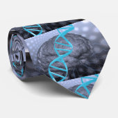 DNA-streng en hersenen Stropdas (Opgerold)