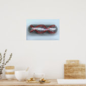 DNA-streng in een capsule Poster (Keuken)
