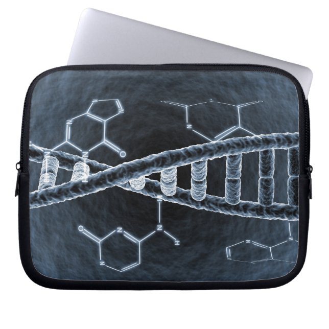 DNA-streng Laptop Sleeve (Voorkant)