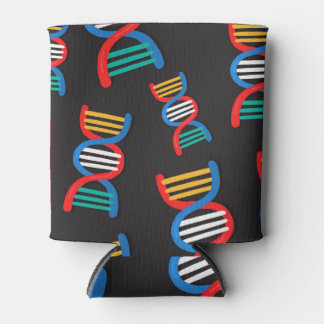 DNA-strengen, wetenschappelijk patroonontwerp. Blikjeskoeler