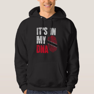 DNA Trini Tobago Trinidad Flag Trinidadiaans land Hoodie