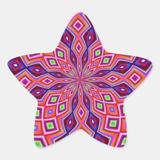 DNA Twist Ster Sticker (Voorkant)