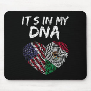 Dna Usa Vlag Amerikaanse Mexicaanse Vlag Mexico Muismat