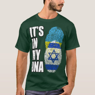 DNA-vlag voor het  erfgoed van Oekraïne en Israël T-shirt