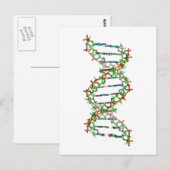 DNA - wetenschap/wetenschapper/biologie Briefkaart (Voorkant / Achterkant)