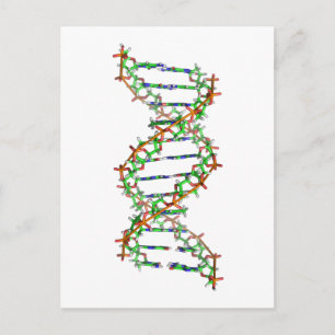 DNA - wetenschap/wetenschapper/biologie Briefkaart