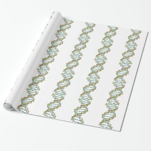 DNA - wetenschap/wetenschapper/biologie Cadeaupapier