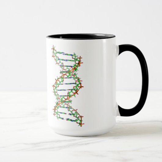 DNA - wetenschap/wetenschapper/biologie Mok (Rechts)