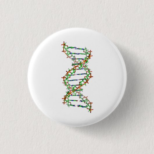 DNA - wetenschap/wetenschapper/biologie Ronde Button 3,2 Cm (Voorkant)