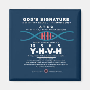 DNA-YHVH-code Magneet