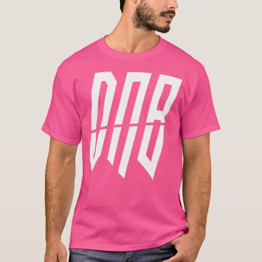 D'n'b DNB vloeistof opspringen DNB drum en bas T-shirt (Voorkant)