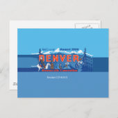 DNC Denver Colorado Briefkaart (Voorkant / Achterkant)