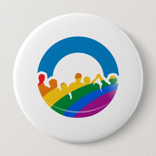 DNC-PRIDE 2012 RONDE BUTTON 4,0 CM