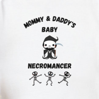 DnD Baby - baby necromancer Romper