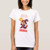 DnD Cat Wizard Fireball Funny T-shirt (Devant)
