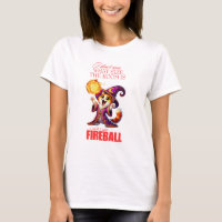 DnD Cat Wizard Fireball Funny T-shirt