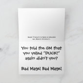 DND Ducks Kaart (Binnen)