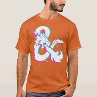 dnd glitch logo t-shirt