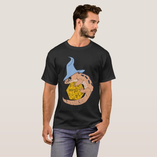 DnD Wizard Lizard - Jamey Classic T-Shirt (Voorkant volledig)