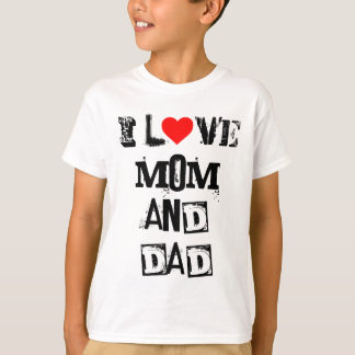 DNF Ik hou van mama en papa KINDER T-shirt