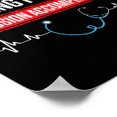 DNP Doctor of Nursing Practice bereiken RN Nurse Poster (Hoek)