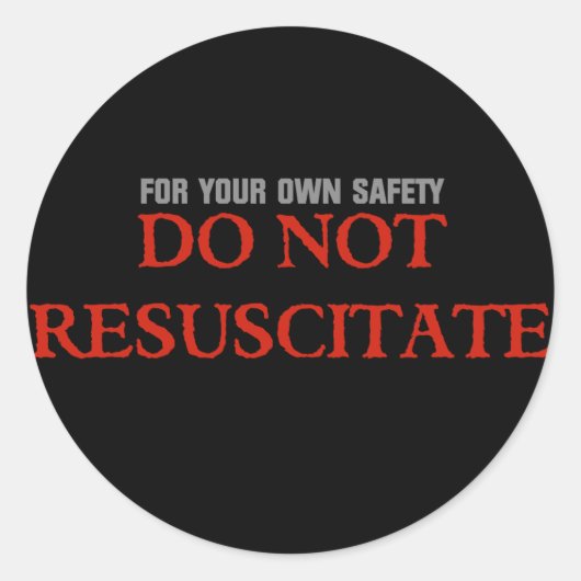 DNR RONDE STICKER (Voorkant)