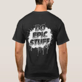 DO EPIC STUFF – Fearless Text Art W T-shirt (Achterkant)