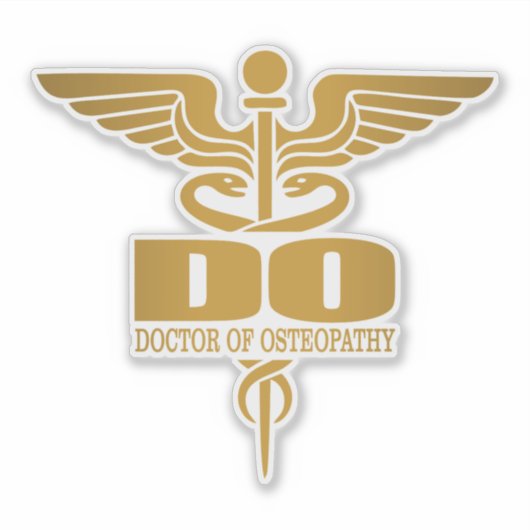 DO (goud) Sticker (Voorkant)