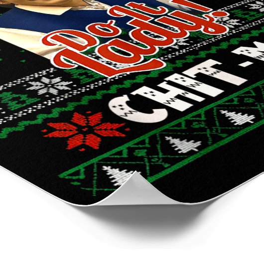 Do It Funny Chit-mas Christmas Meme Poster (Hoek)