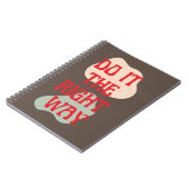 Do It - Good Vibes Message Carnet Spiral (Côté gauche)
