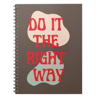 Do It - Good Vibes Message Carnet Spiral