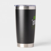 Do It Scared - Motivational Confidence Inspiration Geïsoleerde Drinkbeker (Rechts)