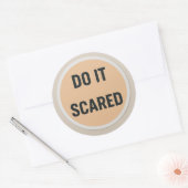 DO IT SCARED Sticker (Enveloppe)