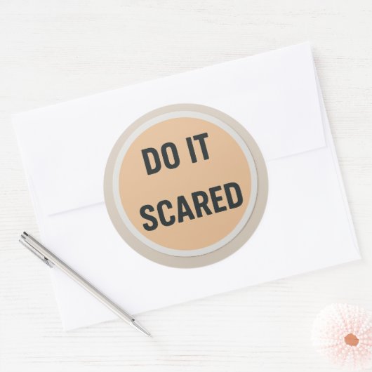 DO IT SCARED Sticker (Enveloppe)