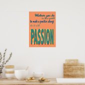 Do It with Passion Poster (Cuisine)