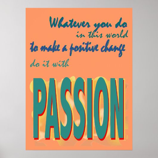 Do It with Passion Poster (Devant)