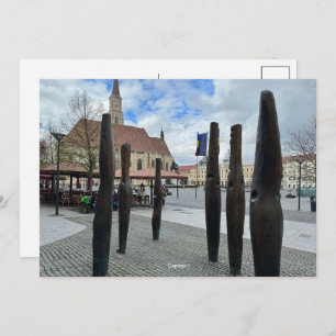 do-it-yourself 1 photo avec légende sur carte post