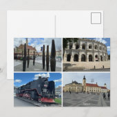 do-it-yourself 4 photos avec légendes Carte postal (Devant / Derrière)