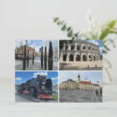 do-it-yourself 4 photos avec légendes Carte postal (Debout devant)