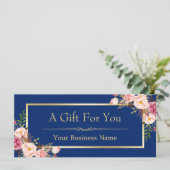 do-it-yourself | Carte cadeau Floral Gold (Debout devant)