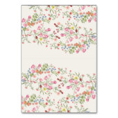 do-it-yourself Carte de place en arc fleuri à ress (Dos)