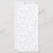 do-it-yourself Cartes de Place Mariage damassé Vin (Devant)