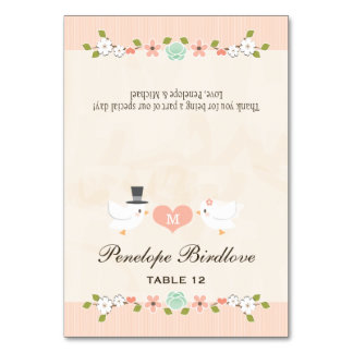 do-it-yourself Cartes de place pour les Inséparabl